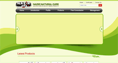 Desktop Screenshot of nazirherbals.com